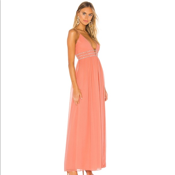 NWT NBD Giavanna Gown in Sorbet Pink - Picture 2 of 10